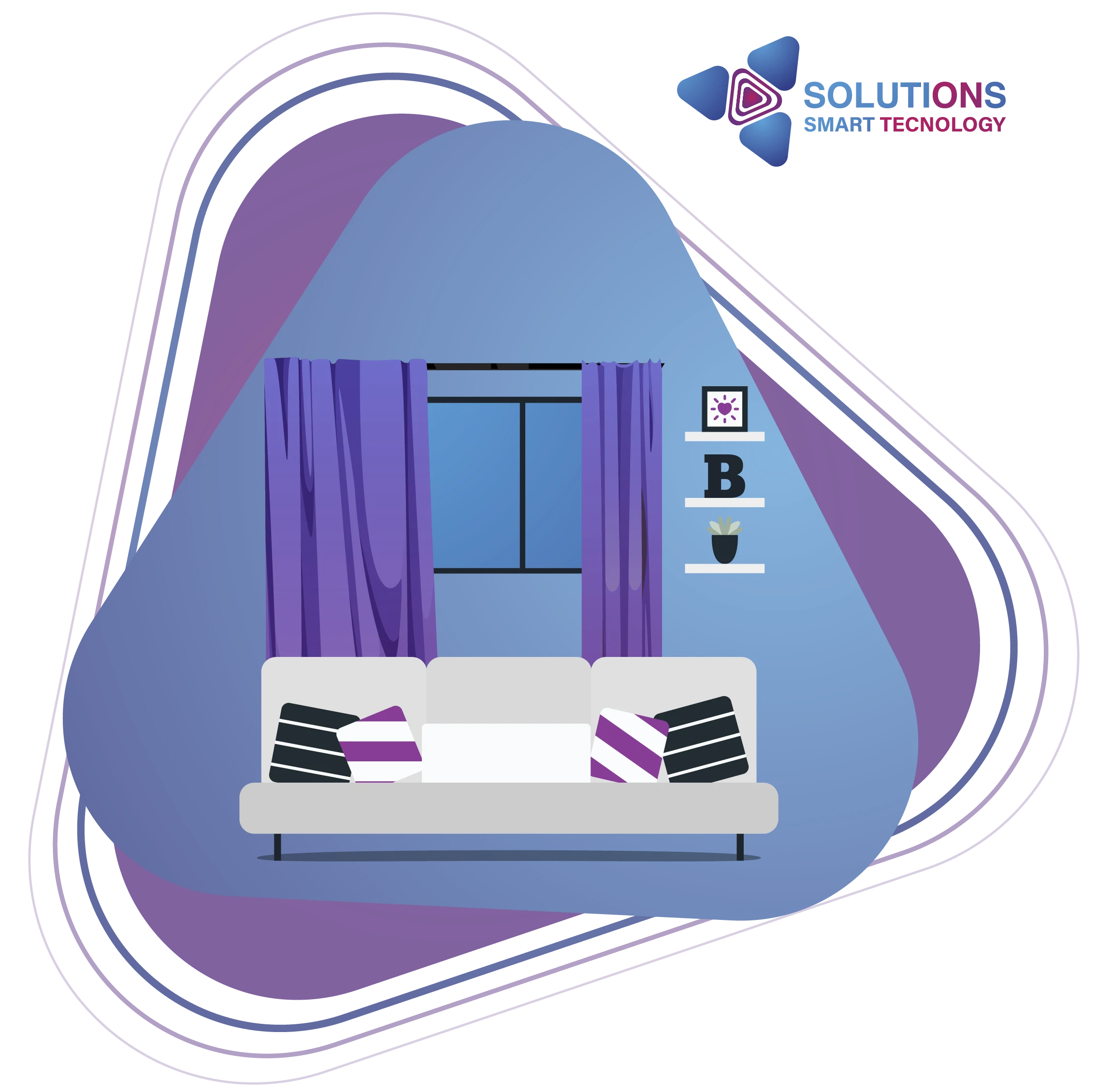 كيفية التحكم في الستائر 